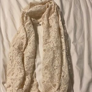 Francescas lace circle scarf